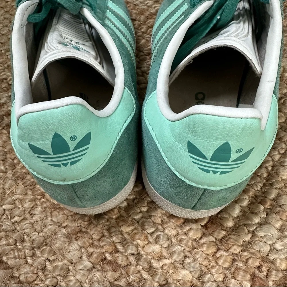 adidas Gazelle True Green/ Clear Mint/ Ftw White mens 8